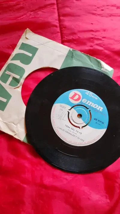 Disco de vinilo 45 RPM Demon Tema del Yo-Yo - miniatura 1