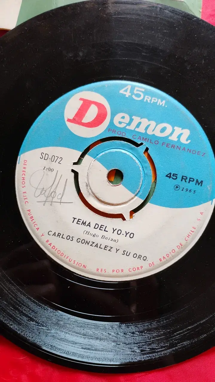Disco de vinilo 45 RPM Demon Tema del Yo-Yo - 2