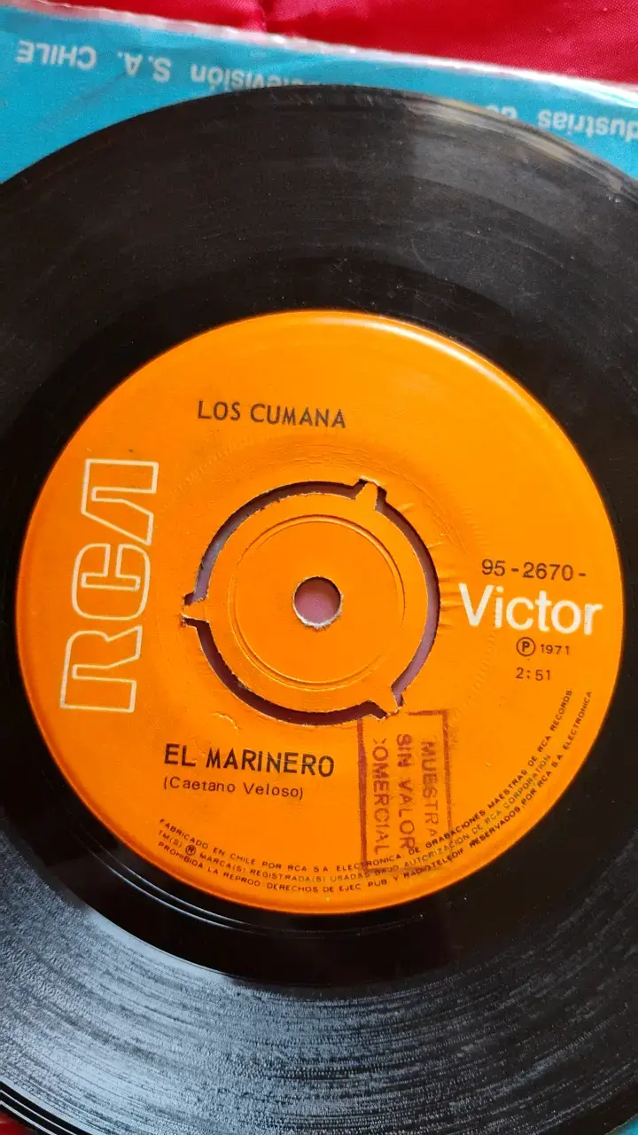 Vinilo Los Cumaná - Cartero del Amor / El Marinero - 4