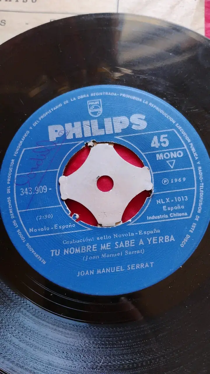 Disco vinilo 45 RPM Joan Manuel Serrat - 2