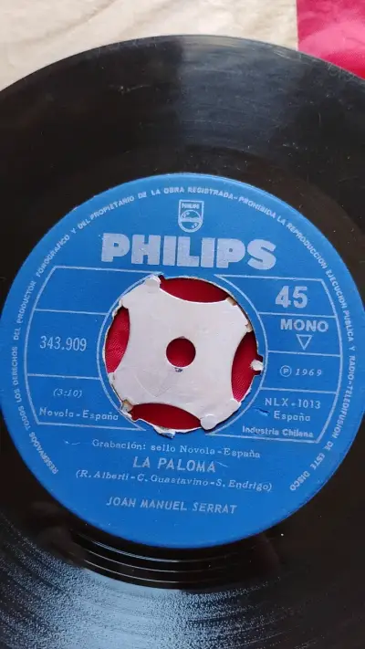 Disco vinilo 45 RPM Joan Manuel Serrat - miniatura 3
