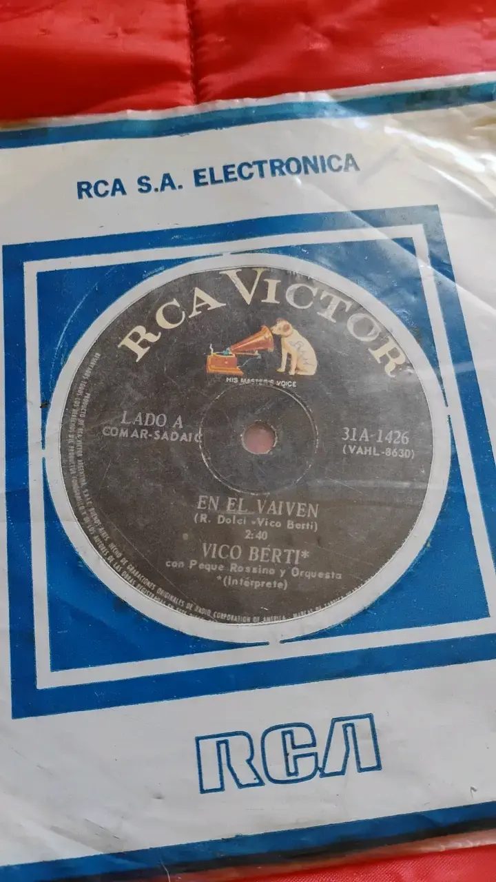 Disco de vinilo RCA Victor Vico Berti - 2