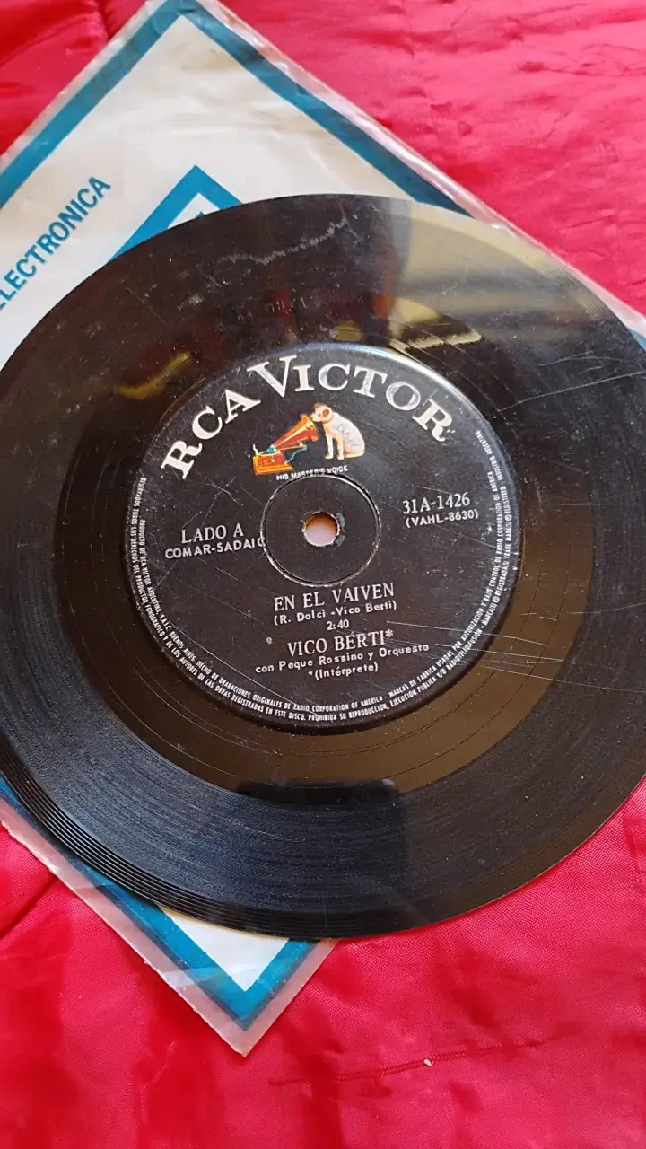 Disco de vinilo RCA Victor Vico Berti - 3