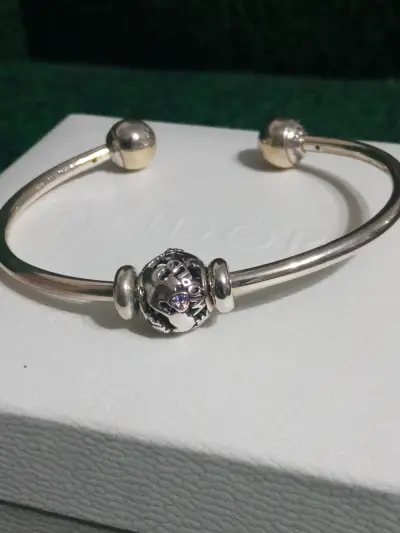 Pulsera de plata Pandora con charm - miniatura 5