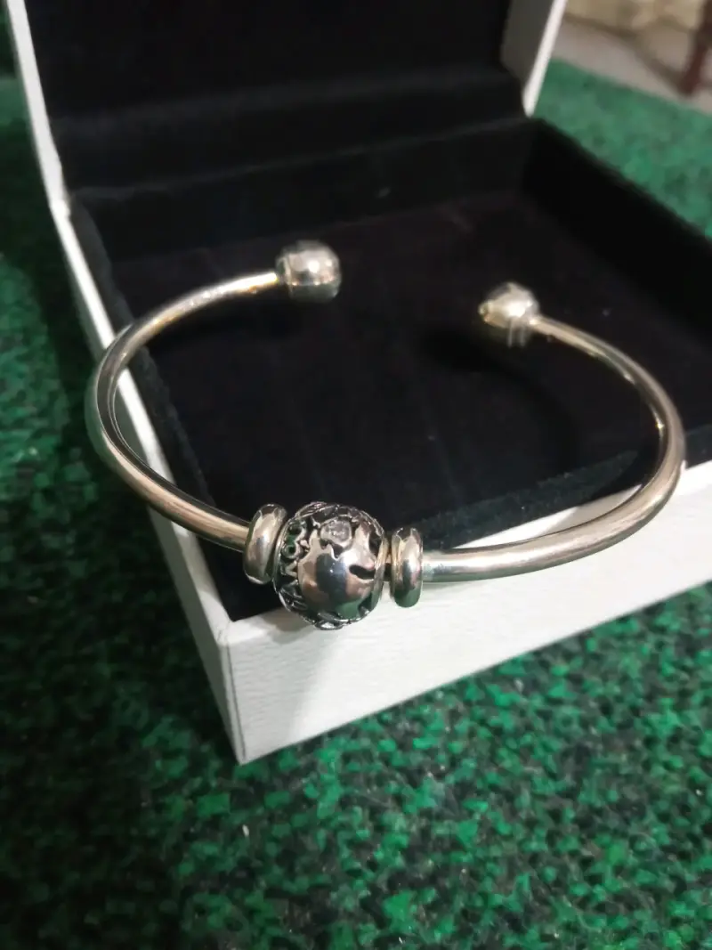 Pulsera de plata Pandora con charm - 6