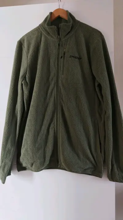 Chaqueta polar verde marca Spyder - miniatura 1