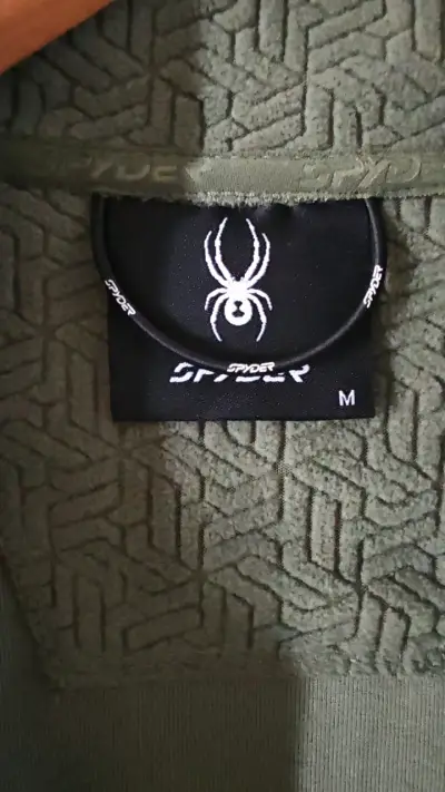 Chaqueta polar verde marca Spyder - miniatura 2