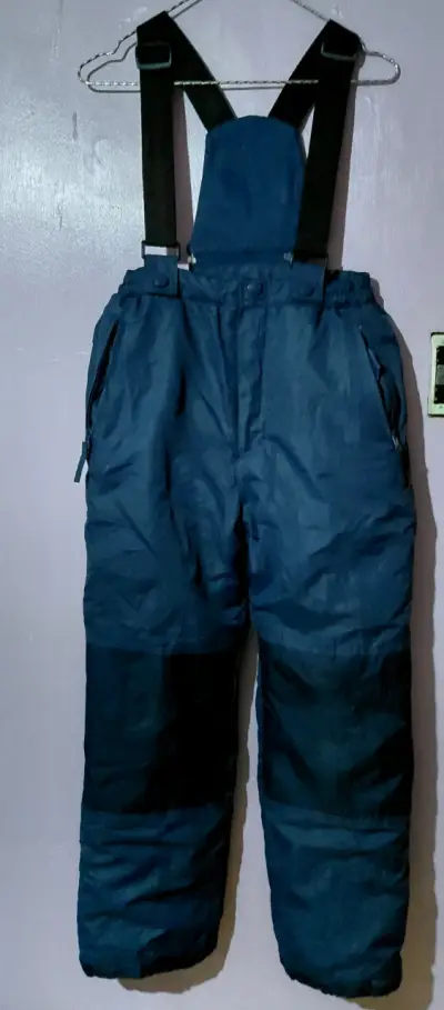 Pantalones de nieve azules con tirantes Pinze - miniatura 1