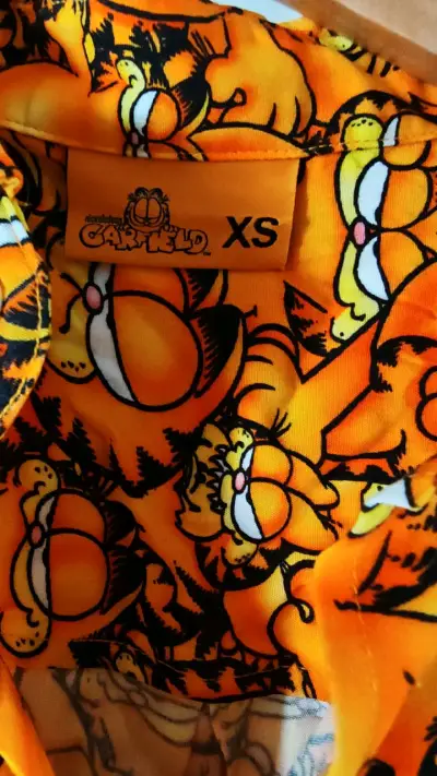 Camisa estampada Garfield naranja talla XS - miniatura 2