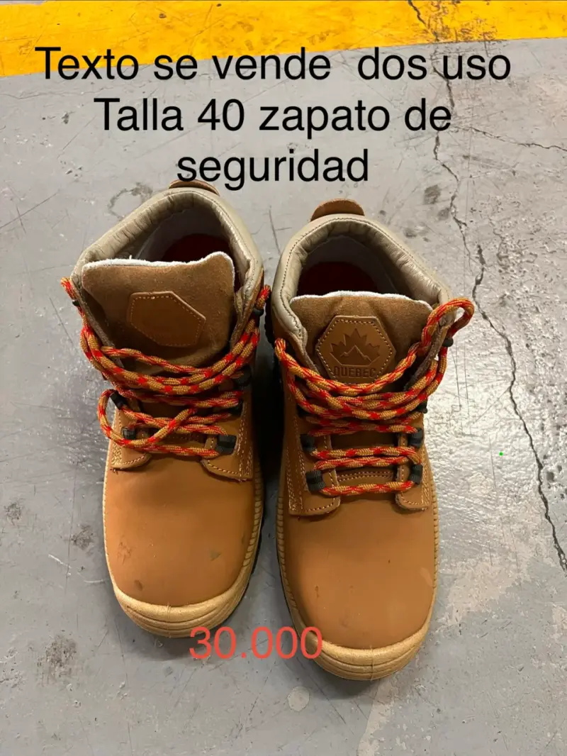 Zapatos de seguridad talla 40 usados - 1