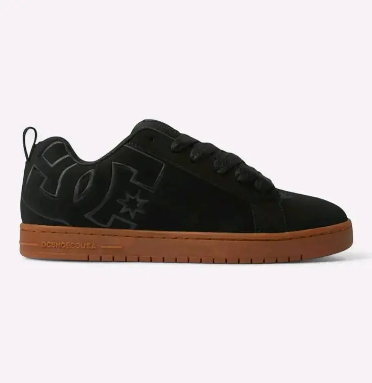 Zapatillas negras DC Shoes con suela de goma - 3