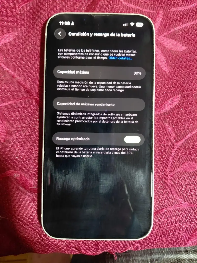 iPhone 13 128GB 80% Batería + Cable+6 carcasas - 3