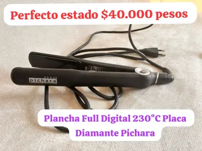 Plancha de Pelo Digital Pichara 230°C Placa Diamante - miniatura 2