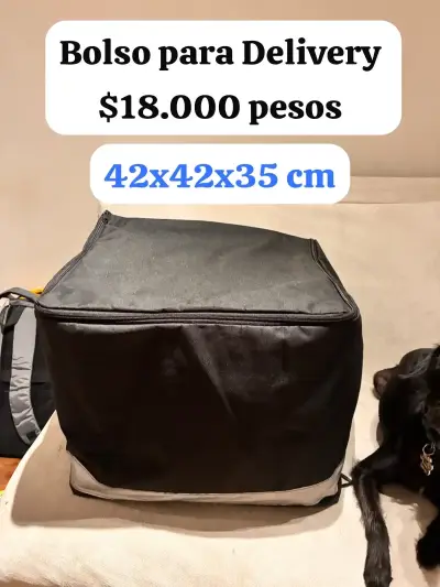 Bolso térmico para delivery 42x42x35 cm - miniatura 1