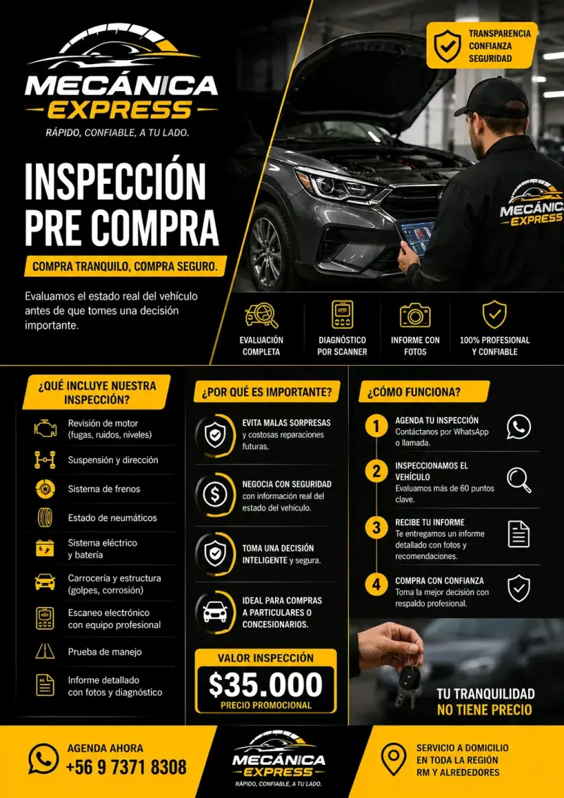 Servicio de Inspección Pre Compra de Vehículos