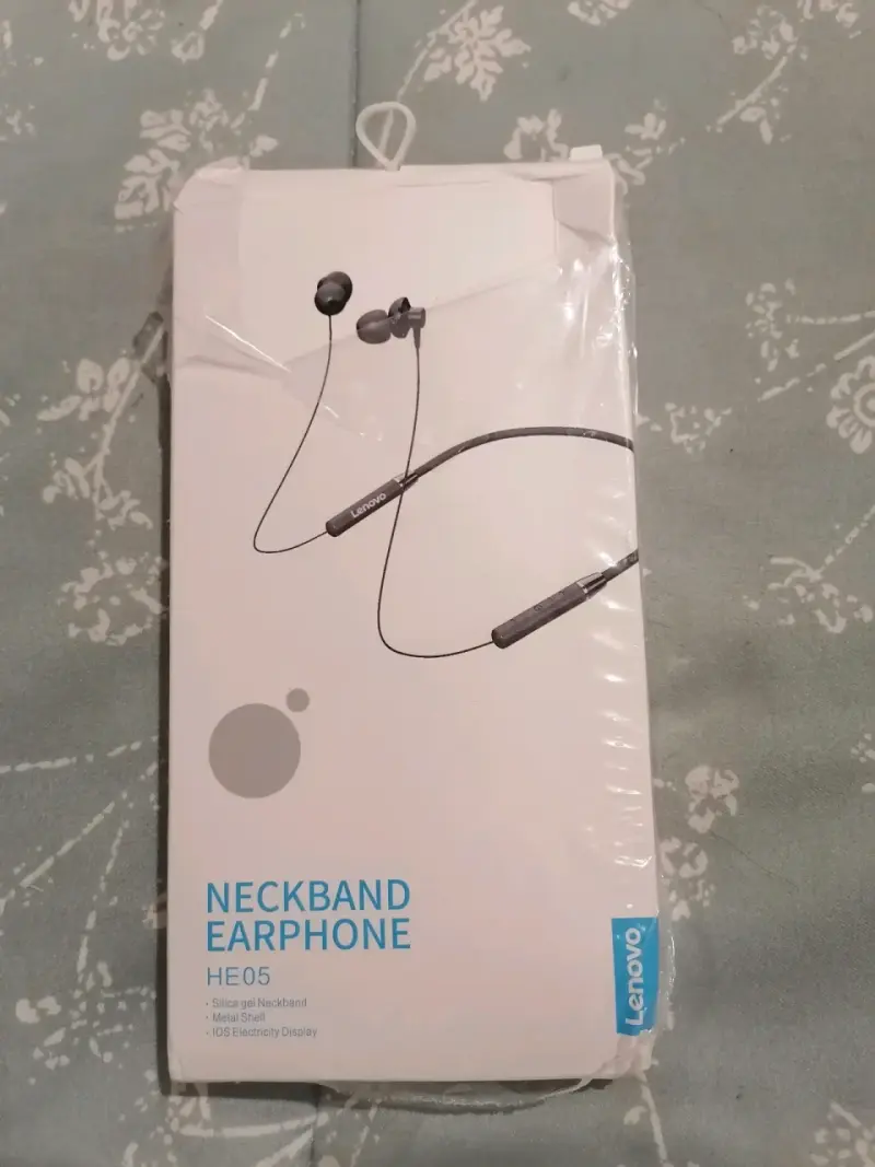 Auriculares Lenovo Neckband HE105 con Bluetooth - 1