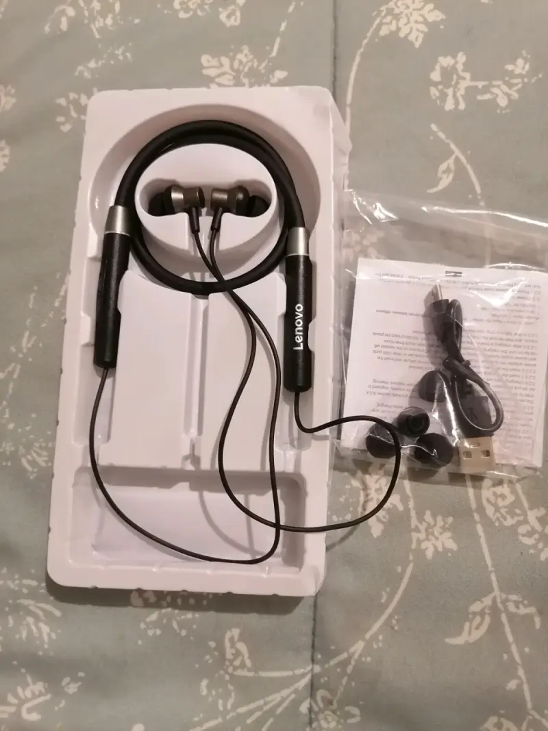 Auriculares Lenovo Neckband HE105 con Bluetooth - 3
