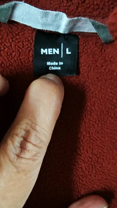 Polar rojo para hombre talla L - miniatura 2