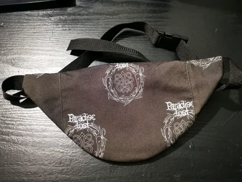 Riñonera negra con diseño Paradise Lost - 2
