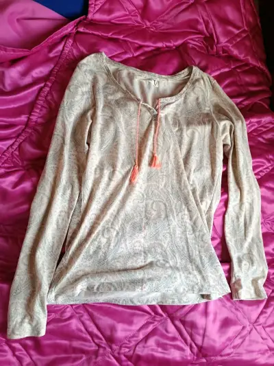 Polera manga larga estampada Women'Secret - miniatura 1