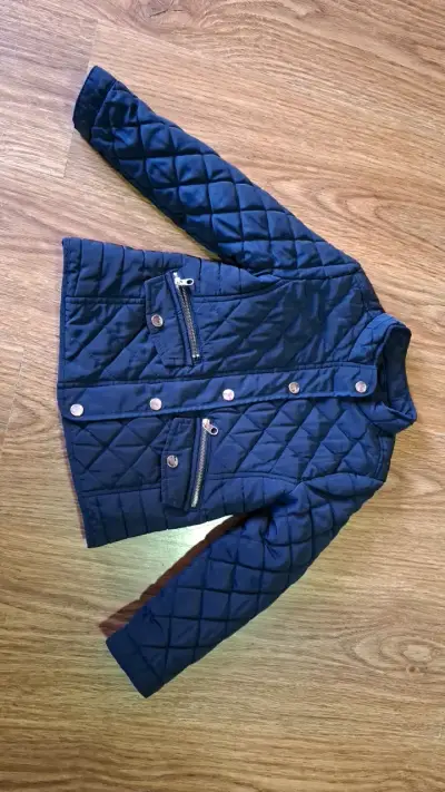 Chaqueta acolchada azul para niña Zara - miniatura 1