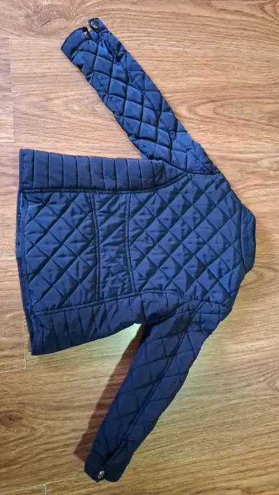 Chaqueta acolchada azul para niña Zara - miniatura 2