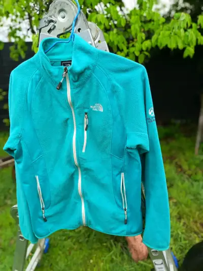 Chaqueta polar turquesa The North Face para mujer - miniatura 1