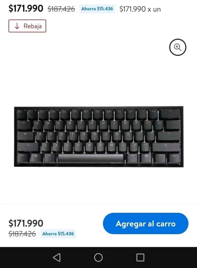 Teclado Mecánico RGB Ducky One 2 mini 60% - 4