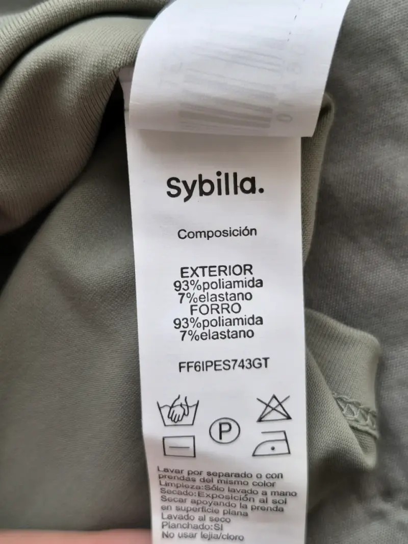 Blusa sin mangas verde oliva talla XL Sybilla - 5