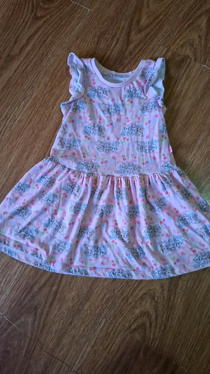 Vestido infantil Paw Patrol estampado