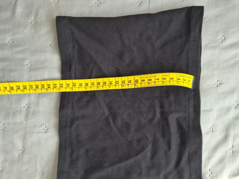 Top strapless negro Algodón - 2