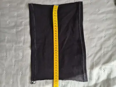 Top strapless negro Algodón - miniatura 3