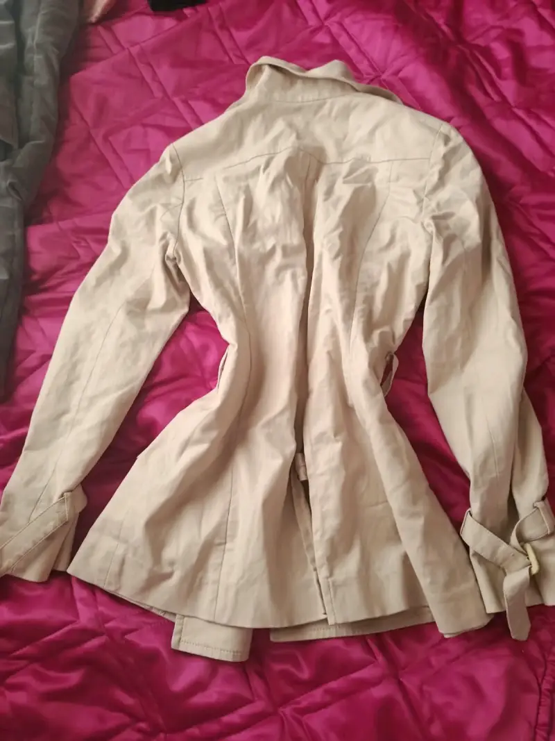 Abrigo beige para mujer marca Indivi - 3
