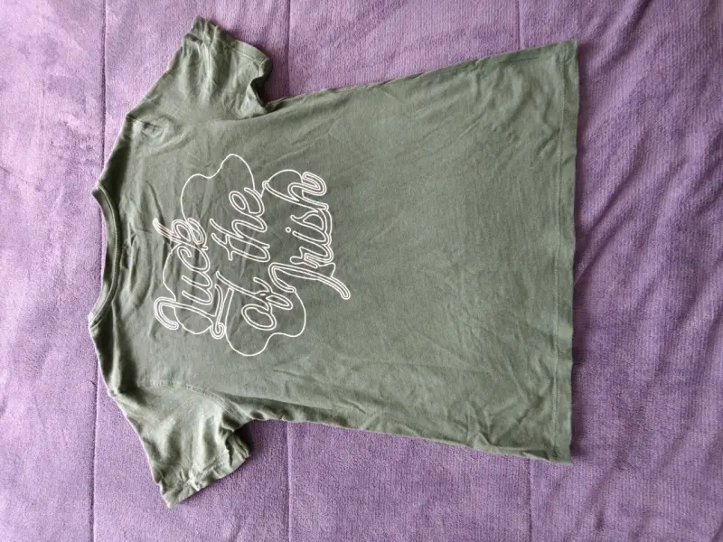 Polera verde con diseño Boston Primark - 2