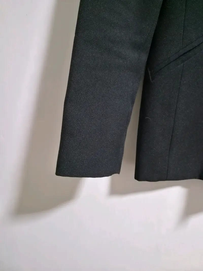 Blazer negro para mujer talla S-M - 3