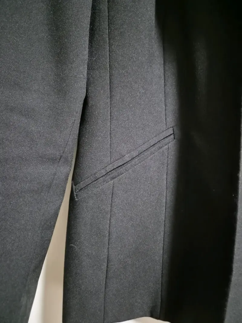 Blazer negro para mujer talla S-M - 4