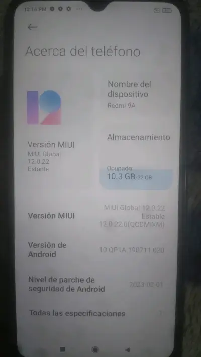 Smartphone Xiaomi Redmi 9A en buen estado - miniatura 3