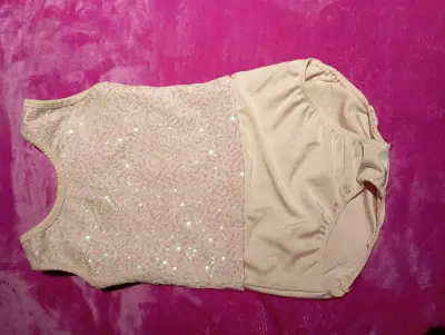 Vestido de Ballet para Niña Color Rosa palo - miniatura 1