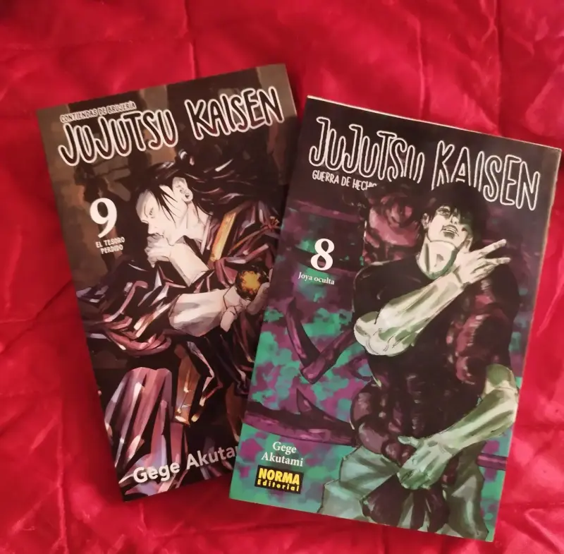 Mangas Jujutsu Kaisen Tomos 8 y 9 Gege Akutami