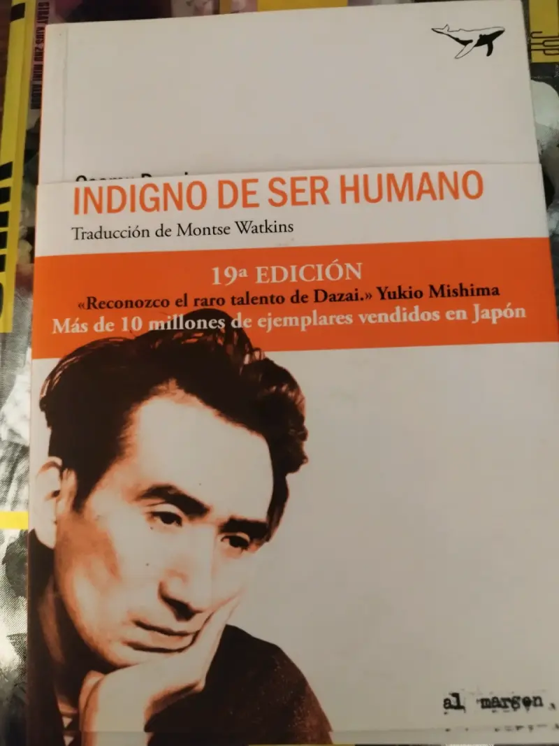 Libro Indigno de Ser Humano de Osamu Dazai