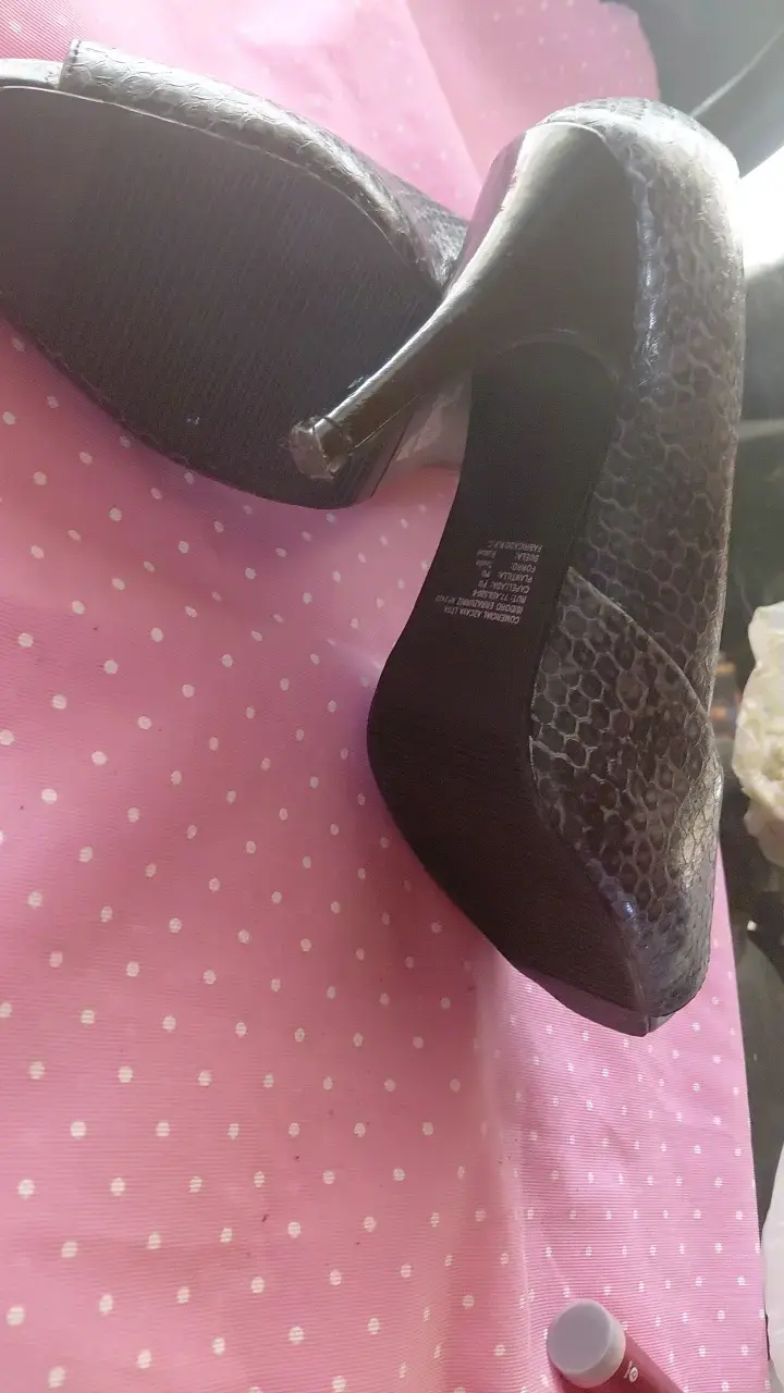 Zapatos de Tacón Peep Toe gris sormani - 3
