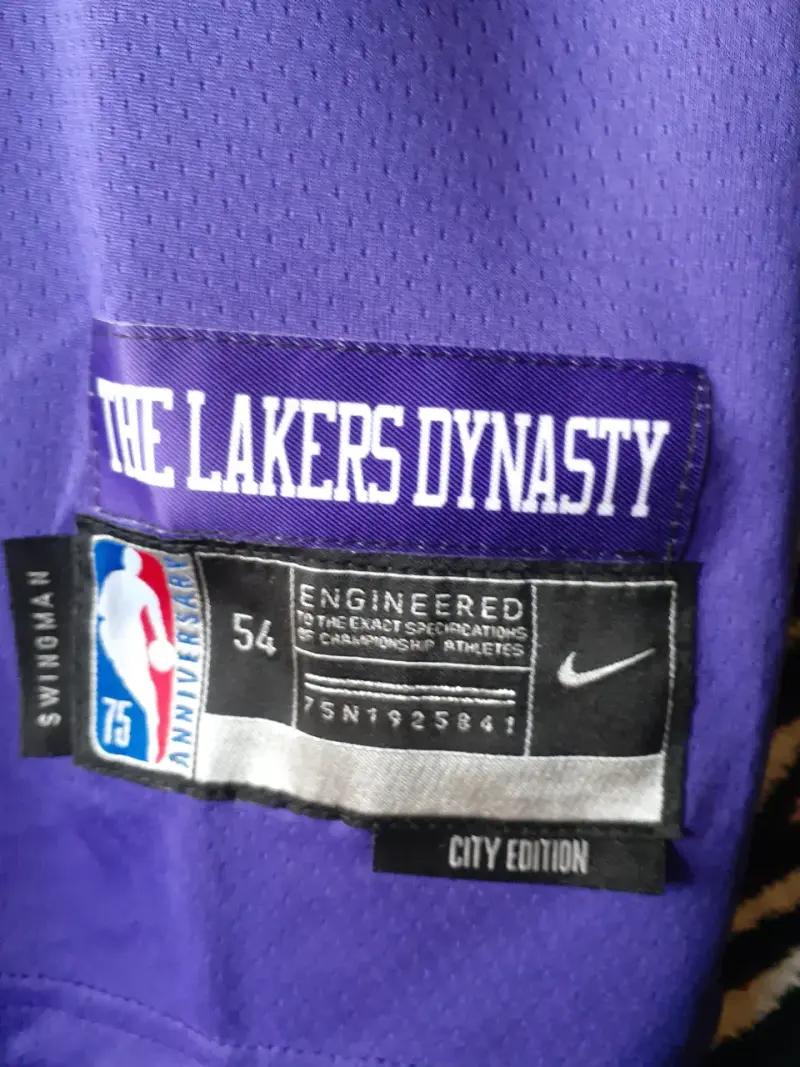 Camiseta NBA Lakers Morada Talla xl - 3