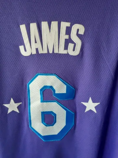 Camiseta NBA Lakers Morada Talla xl - miniatura 4