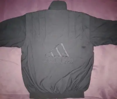 Chaqueta deportiva azul Adidas para hombre - miniatura 2
