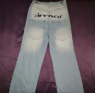 Jeans anchos unisex Arrival azul claro - miniatura 1