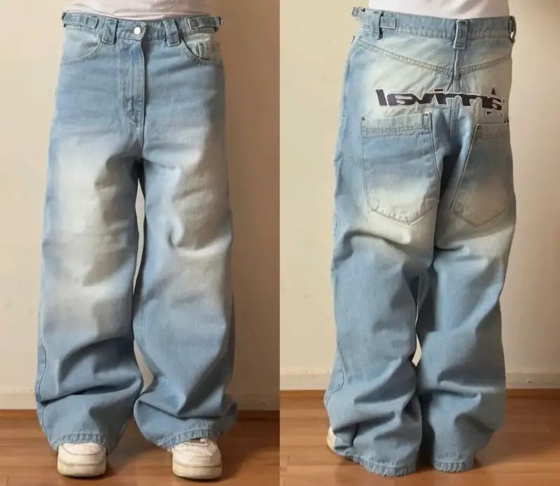 Jeans anchos unisex Arrival azul claro - 3
