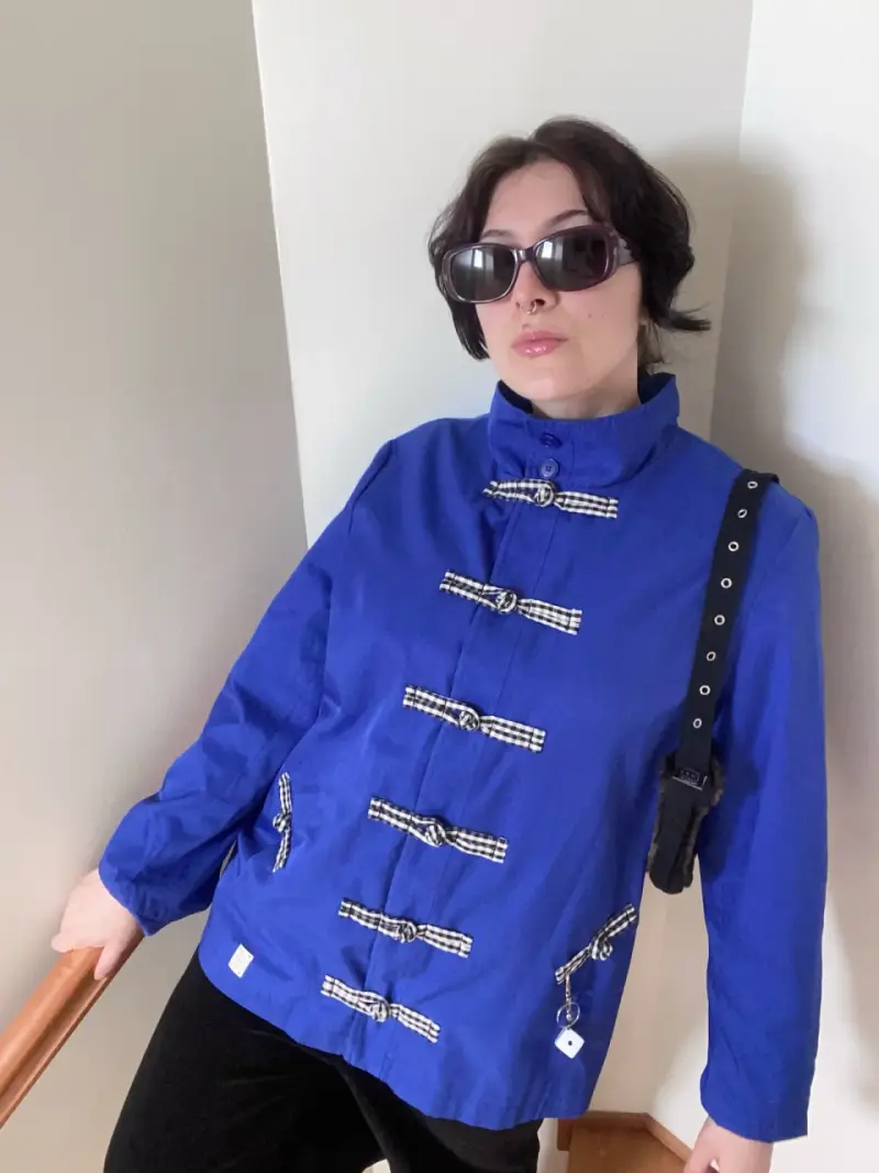 Chaqueta intervenida estilo asiática - 2