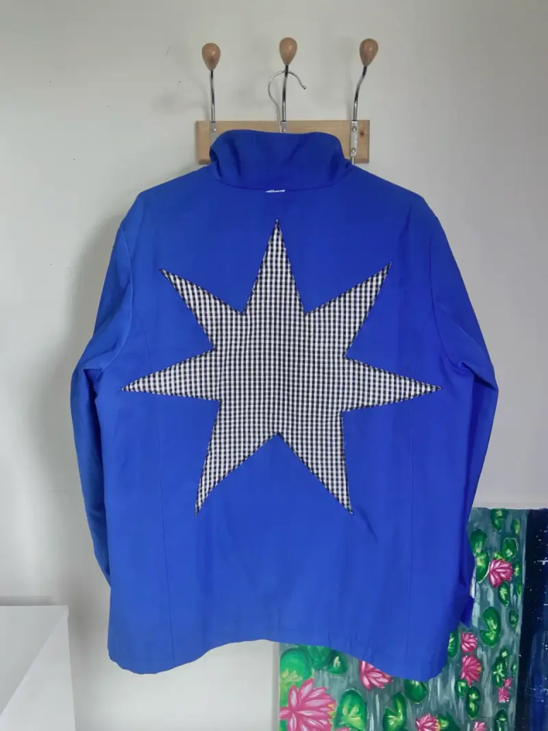 Chaqueta intervenida estilo asiática - 3