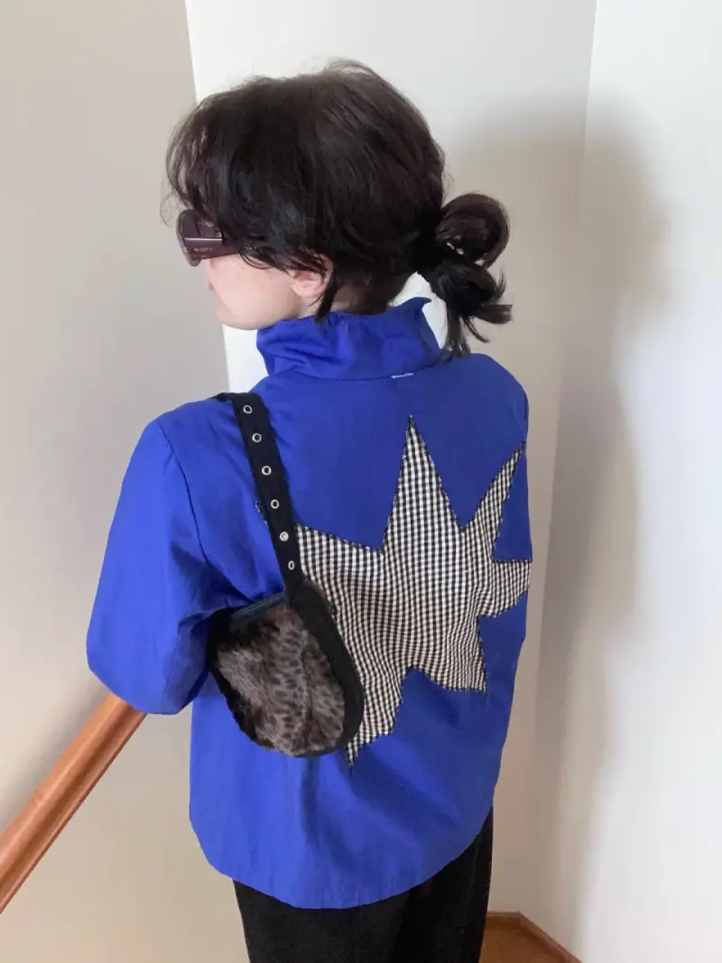 Chaqueta intervenida estilo asiática - 4