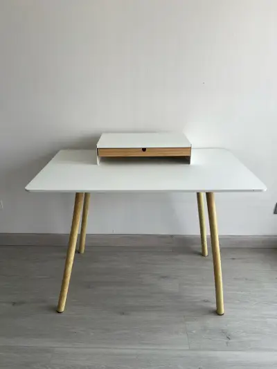 Elevadory Organizado de Monitor con Cajón de Bambú - miniatura 3